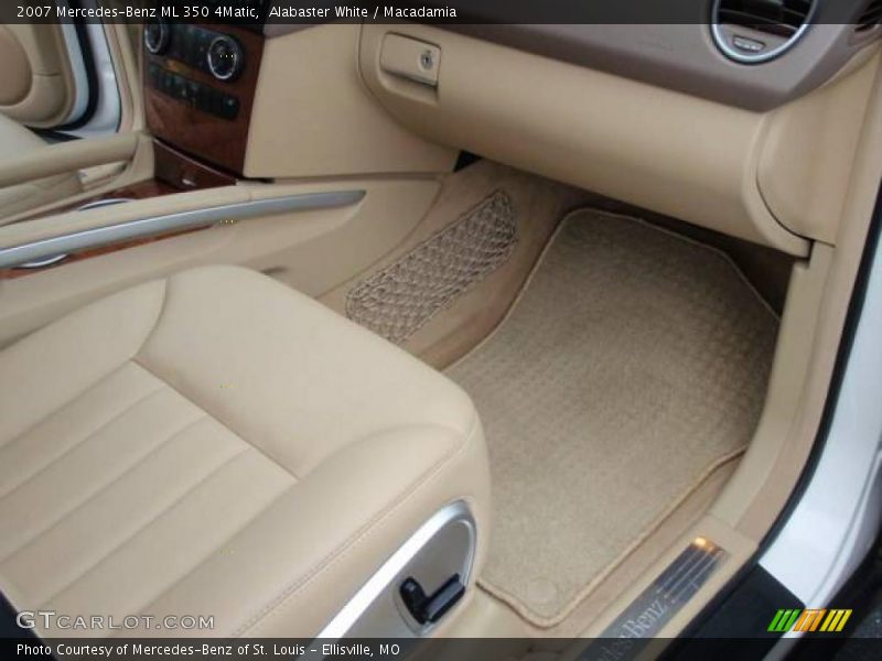 Alabaster White / Macadamia 2007 Mercedes-Benz ML 350 4Matic