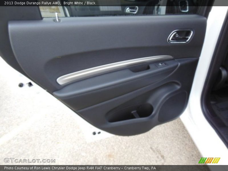 Bright White / Black 2013 Dodge Durango Rallye AWD