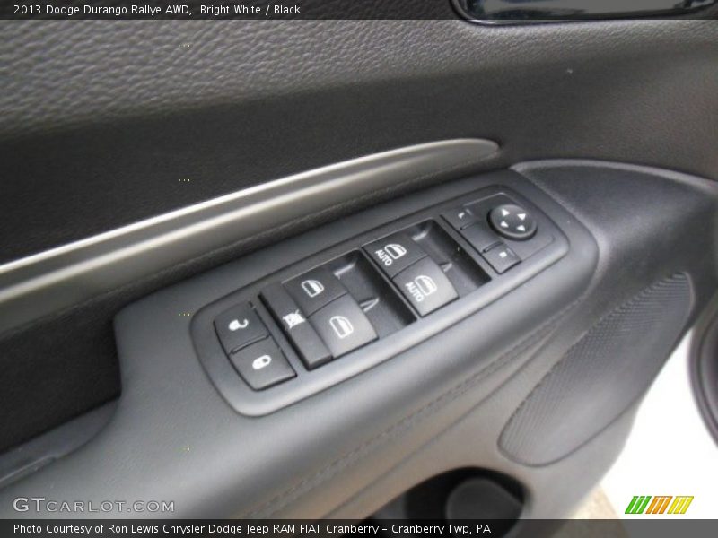 Bright White / Black 2013 Dodge Durango Rallye AWD