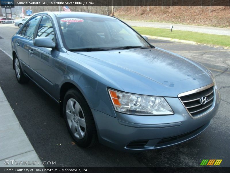 Medium Silver Blue / Gray 2009 Hyundai Sonata GLS