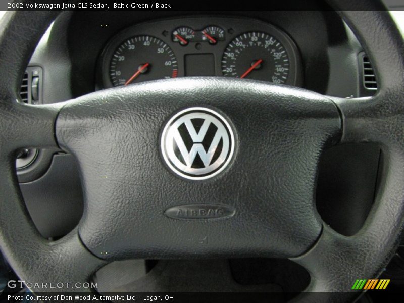 Baltic Green / Black 2002 Volkswagen Jetta GLS Sedan