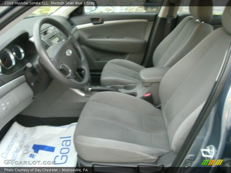 Medium Silver Blue / Gray 2009 Hyundai Sonata GLS