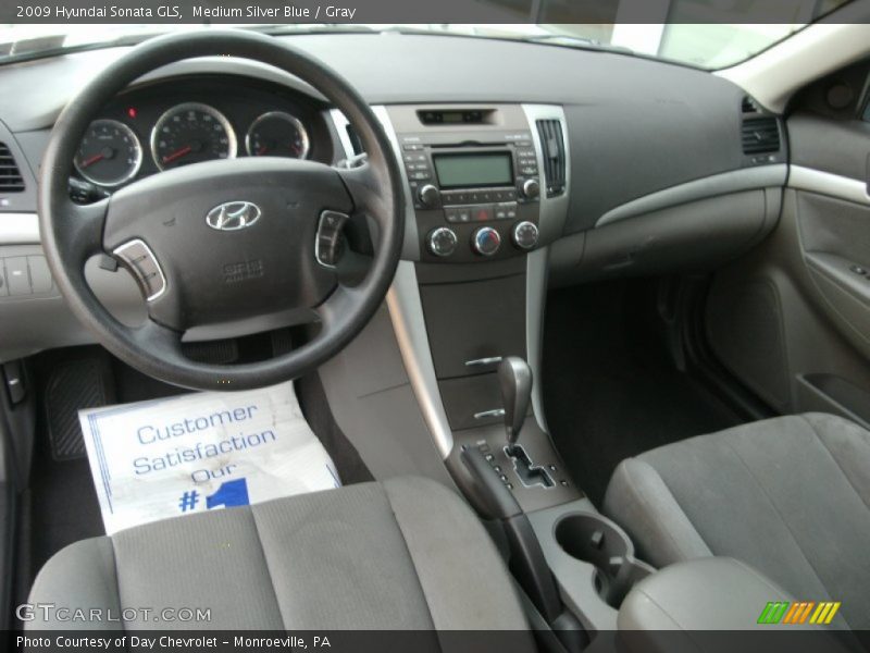 Medium Silver Blue / Gray 2009 Hyundai Sonata GLS