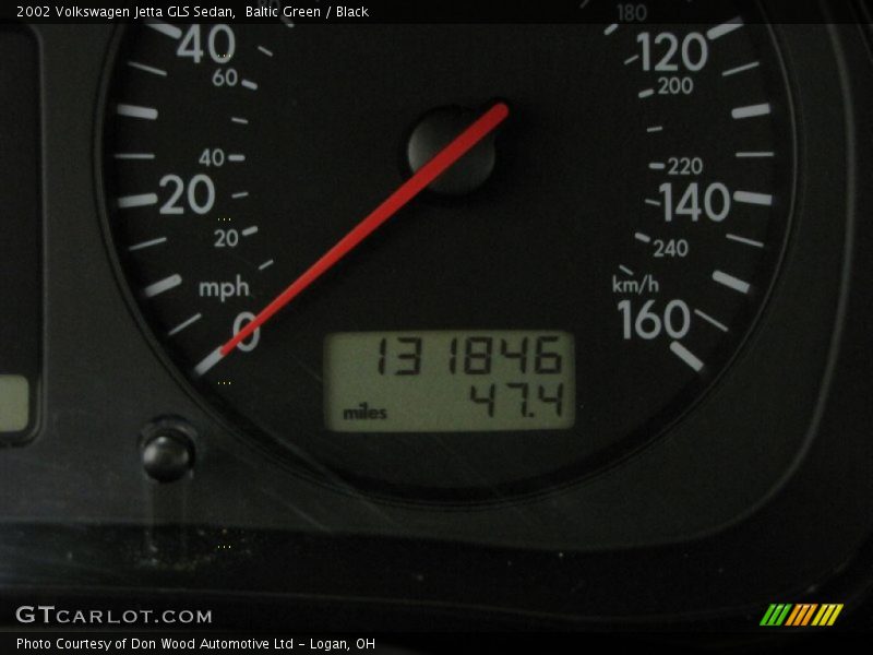 Baltic Green / Black 2002 Volkswagen Jetta GLS Sedan