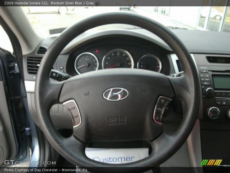 Medium Silver Blue / Gray 2009 Hyundai Sonata GLS