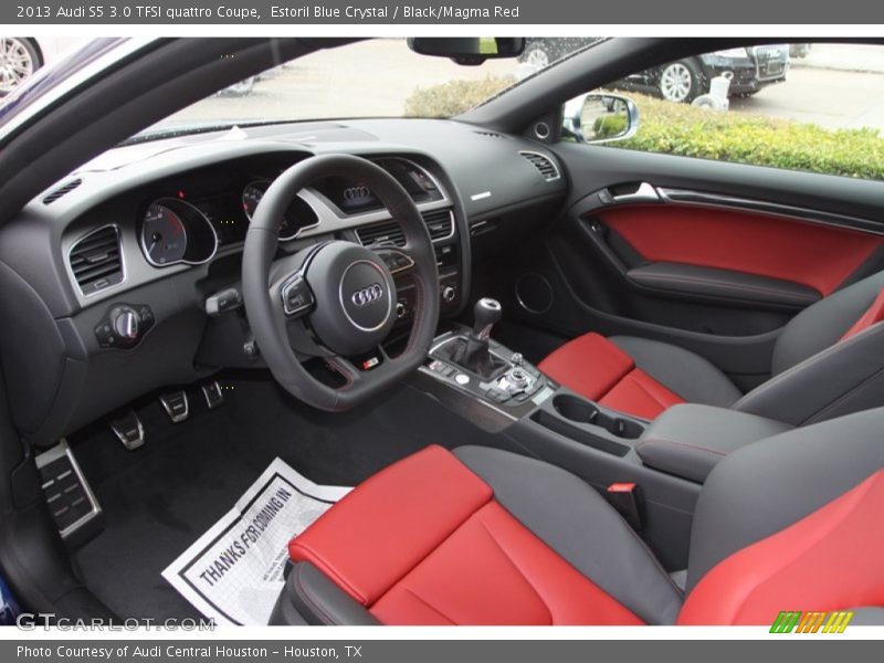 Black/Magma Red Interior - 2013 S5 3.0 TFSI quattro Coupe 