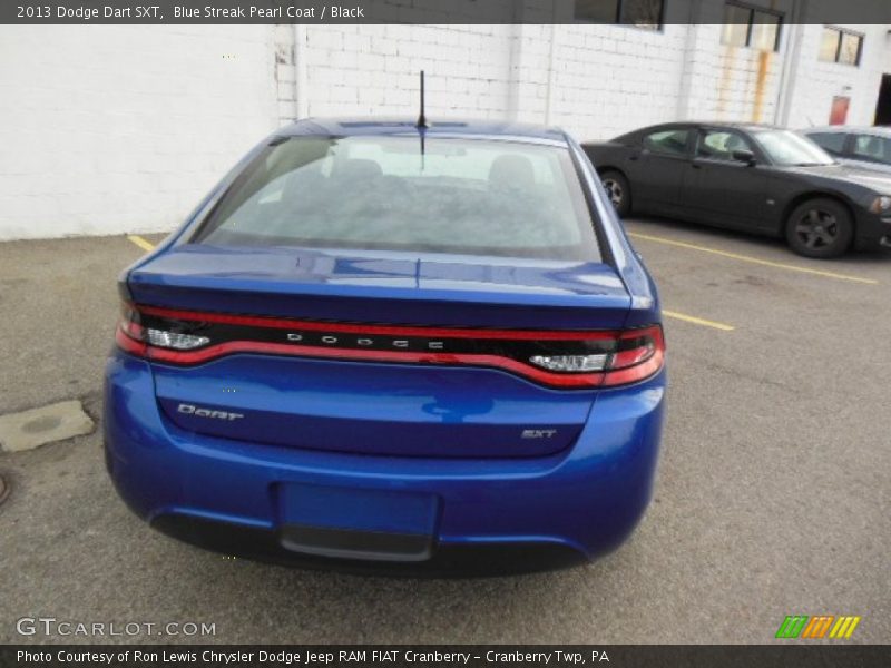Blue Streak Pearl Coat / Black 2013 Dodge Dart SXT