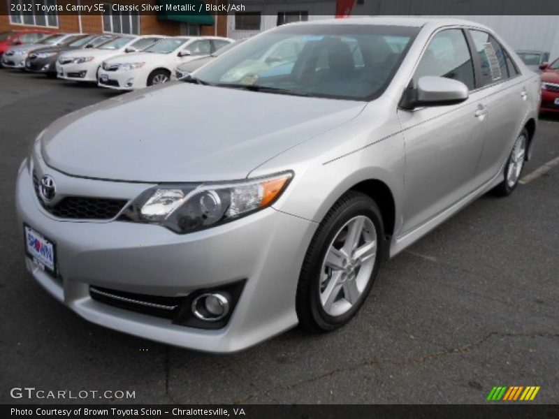 Classic Silver Metallic / Black/Ash 2012 Toyota Camry SE