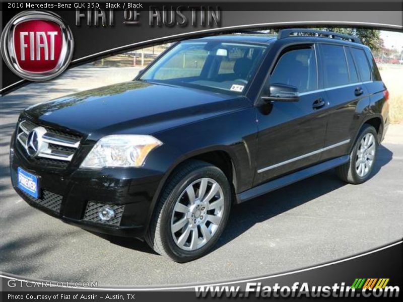 Black / Black 2010 Mercedes-Benz GLK 350