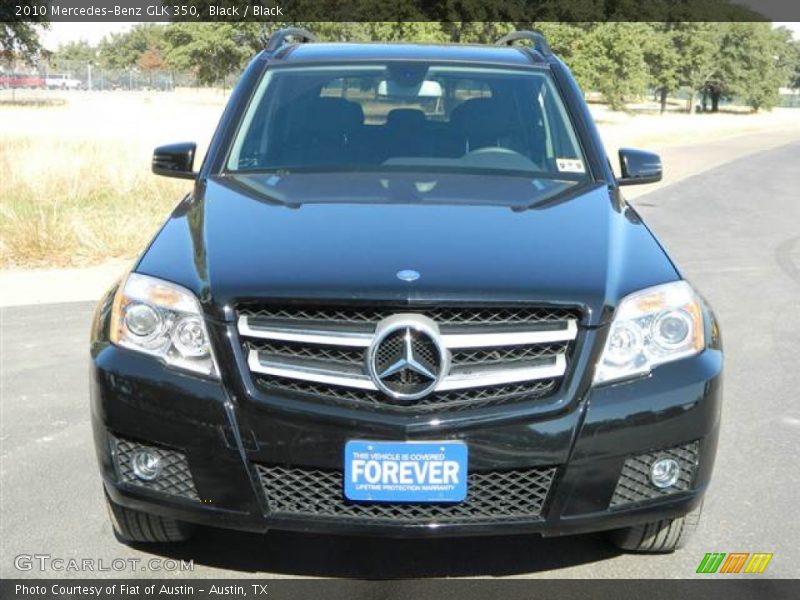 Black / Black 2010 Mercedes-Benz GLK 350