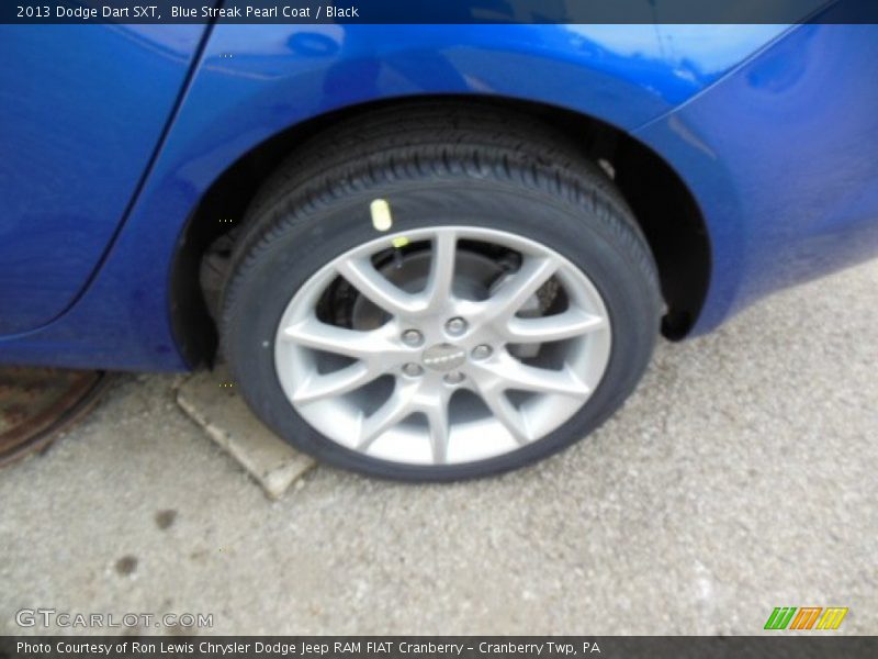 Blue Streak Pearl Coat / Black 2013 Dodge Dart SXT