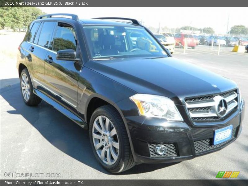 Black / Black 2010 Mercedes-Benz GLK 350