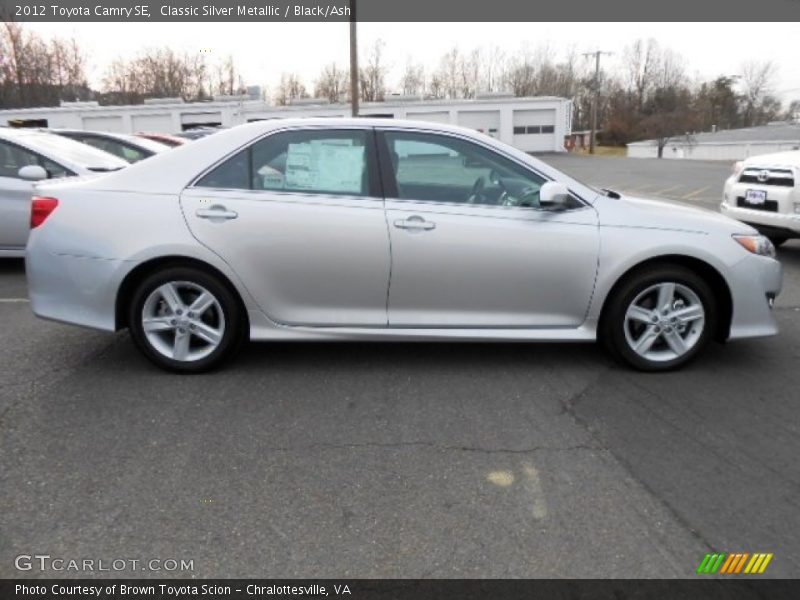 Classic Silver Metallic / Black/Ash 2012 Toyota Camry SE