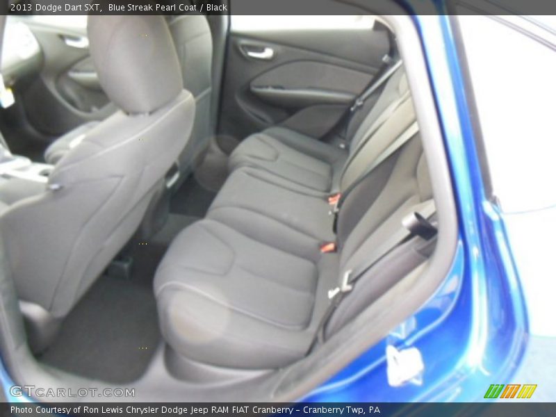 Blue Streak Pearl Coat / Black 2013 Dodge Dart SXT