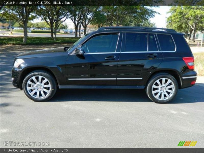 Black / Black 2010 Mercedes-Benz GLK 350