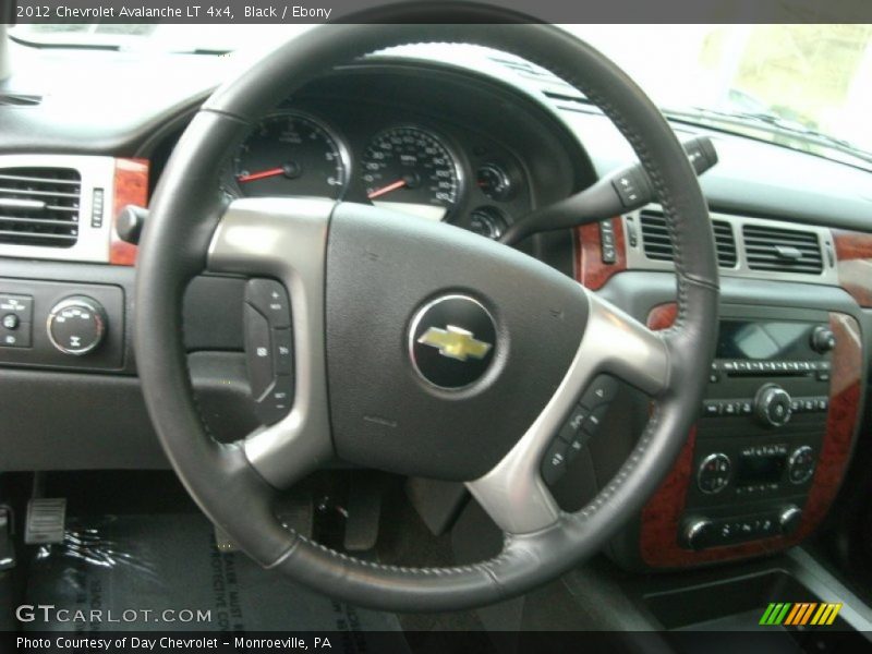 Black / Ebony 2012 Chevrolet Avalanche LT 4x4