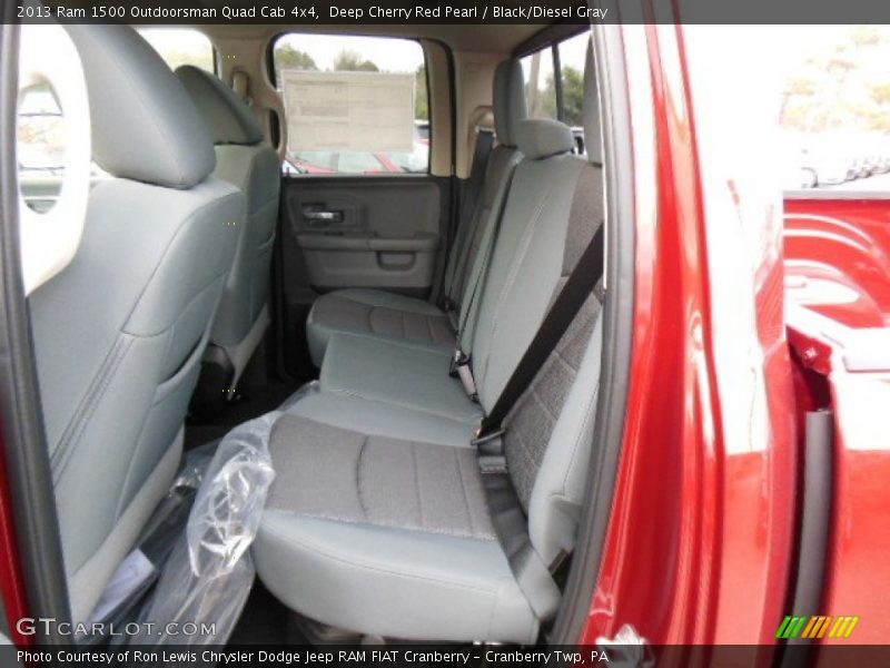 Rear Seat of 2013 1500 Outdoorsman Quad Cab 4x4