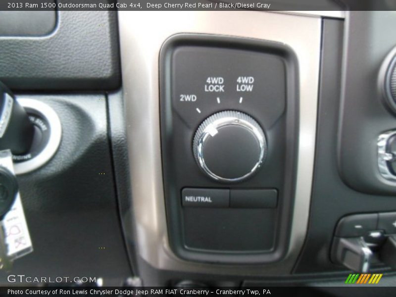 Controls of 2013 1500 Outdoorsman Quad Cab 4x4