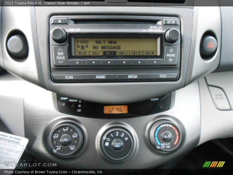 Classic Silver Metallic / Ash 2012 Toyota RAV4 I4