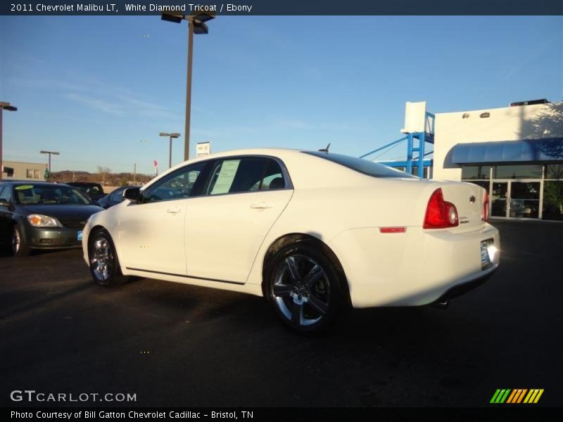 White Diamond Tricoat / Ebony 2011 Chevrolet Malibu LT