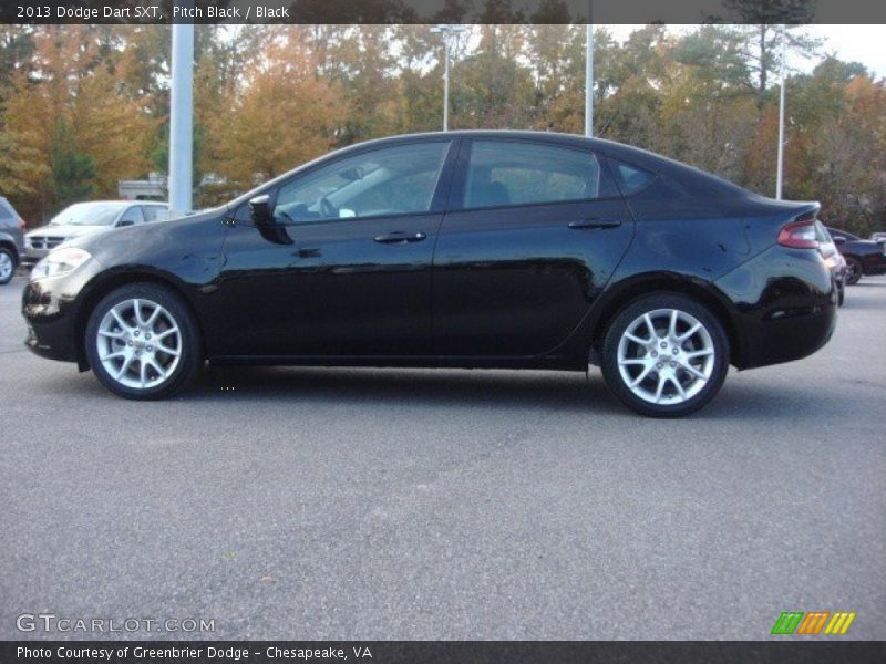 Pitch Black / Black 2013 Dodge Dart SXT