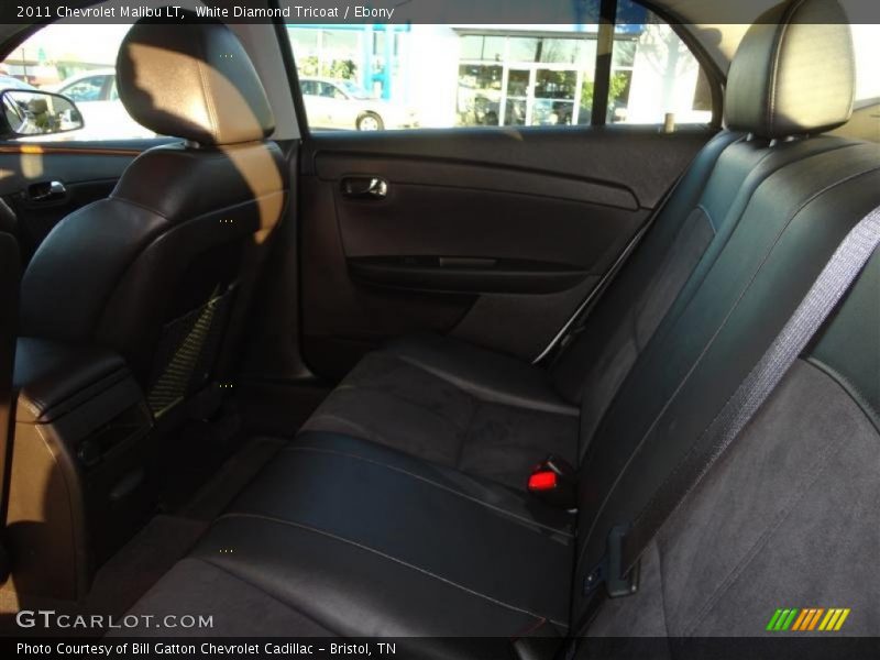 White Diamond Tricoat / Ebony 2011 Chevrolet Malibu LT