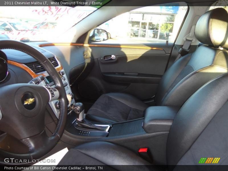 White Diamond Tricoat / Ebony 2011 Chevrolet Malibu LT