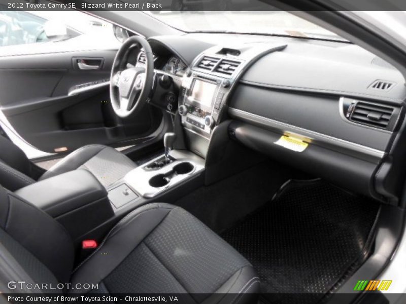 Dashboard of 2012 Camry SE