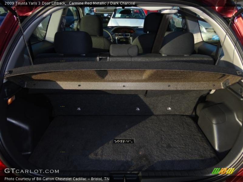 Carmine Red Metallic / Dark Charcoal 2009 Toyota Yaris 3 Door Liftback