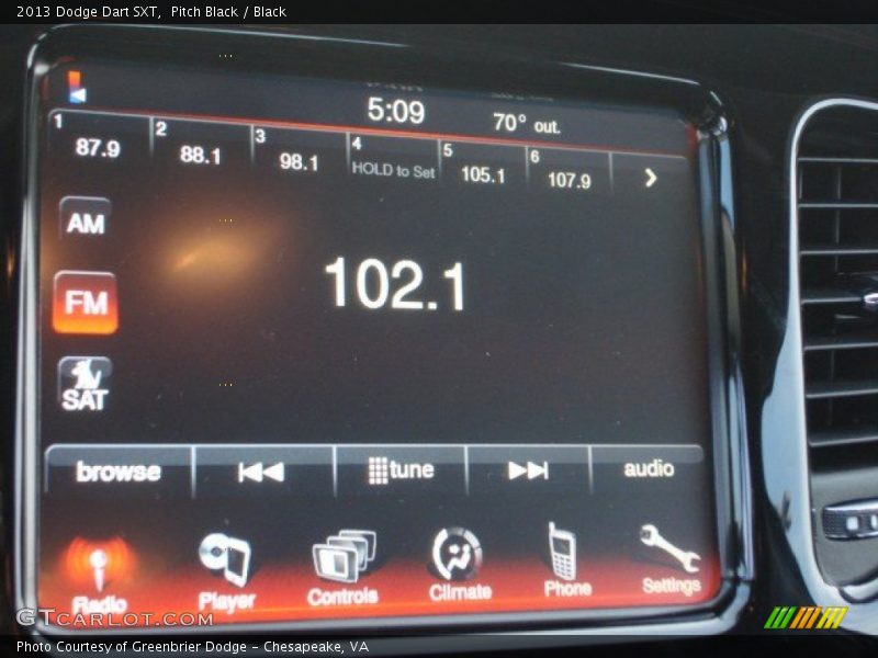 Pitch Black / Black 2013 Dodge Dart SXT