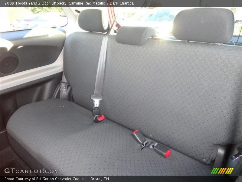 Carmine Red Metallic / Dark Charcoal 2009 Toyota Yaris 3 Door Liftback