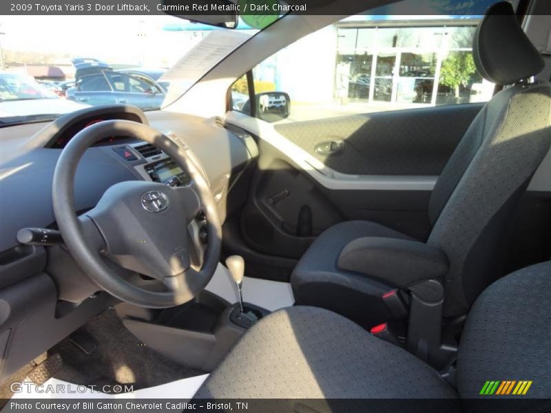 Carmine Red Metallic / Dark Charcoal 2009 Toyota Yaris 3 Door Liftback