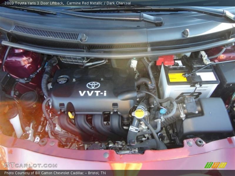 Carmine Red Metallic / Dark Charcoal 2009 Toyota Yaris 3 Door Liftback