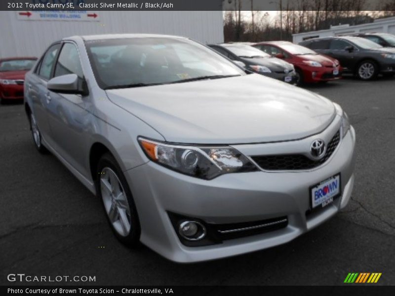 Classic Silver Metallic / Black/Ash 2012 Toyota Camry SE