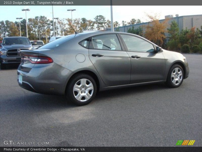 Tungsten Metallic / Black 2013 Dodge Dart SE