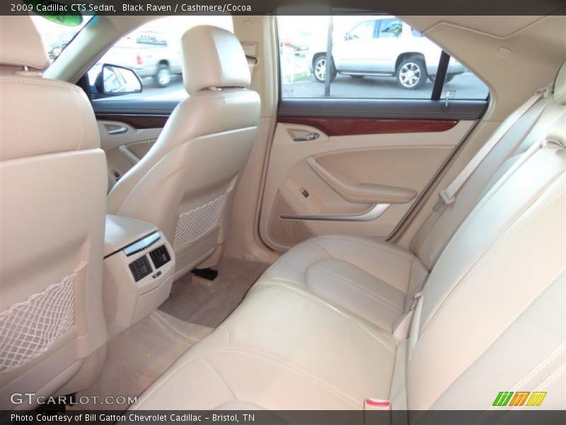 Black Raven / Cashmere/Cocoa 2009 Cadillac CTS Sedan
