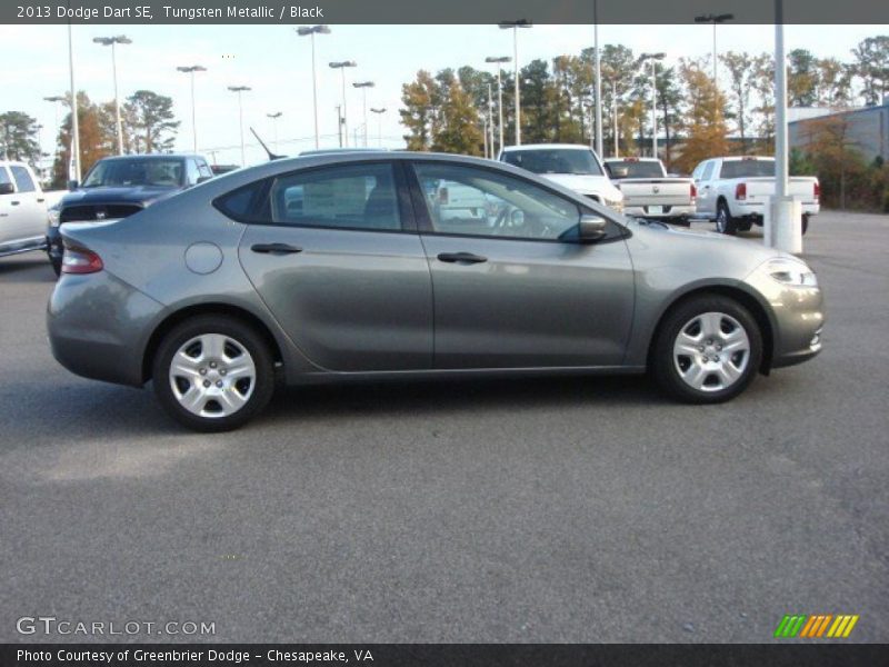 Tungsten Metallic / Black 2013 Dodge Dart SE