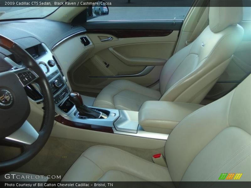 Black Raven / Cashmere/Cocoa 2009 Cadillac CTS Sedan