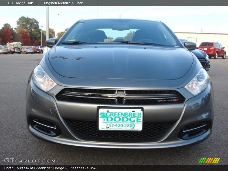 Tungsten Metallic / Black 2013 Dodge Dart SE