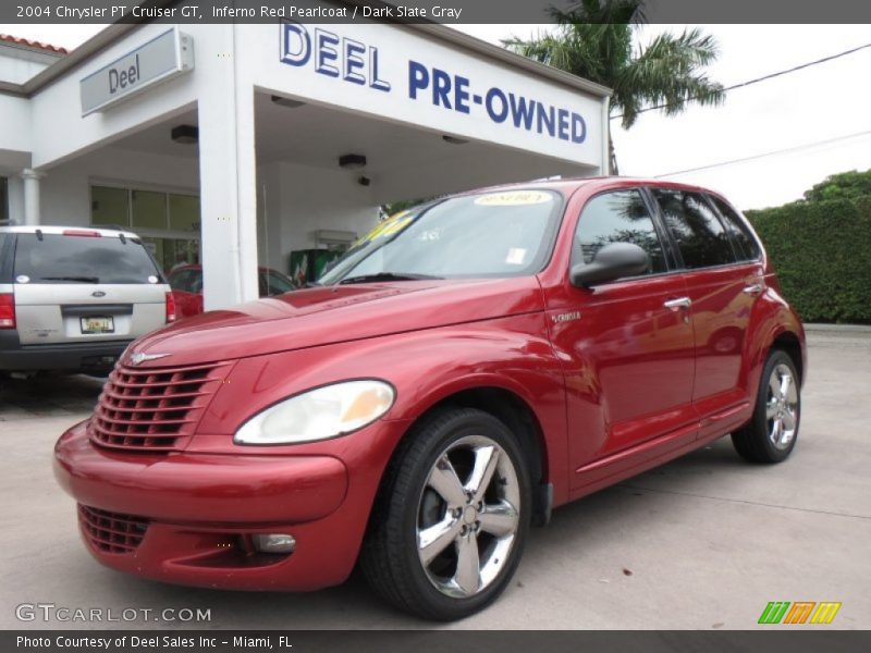 Inferno Red Pearlcoat / Dark Slate Gray 2004 Chrysler PT Cruiser GT