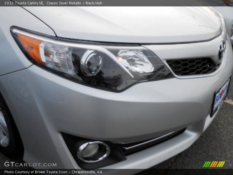 Classic Silver Metallic / Black/Ash 2012 Toyota Camry SE