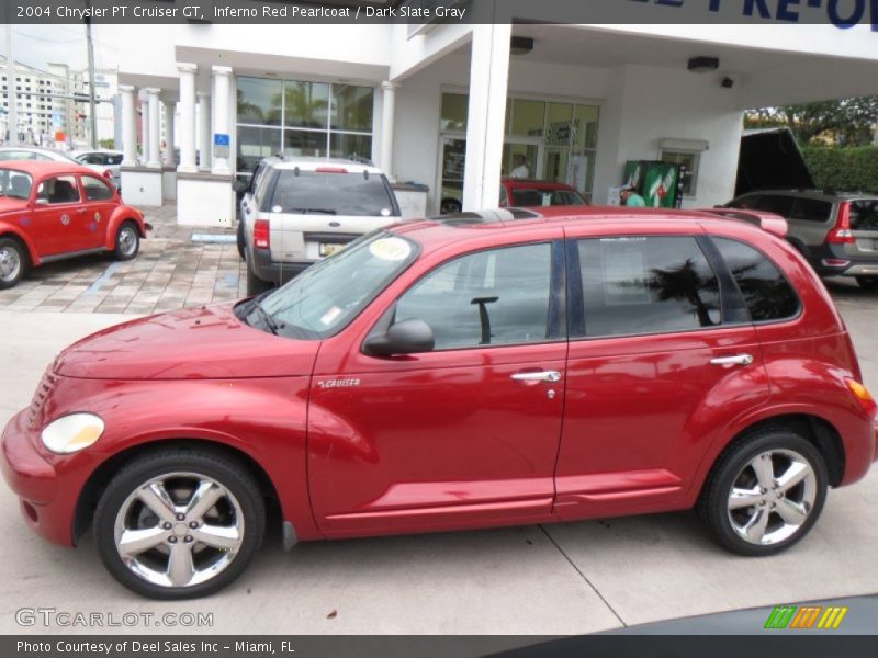 Inferno Red Pearlcoat / Dark Slate Gray 2004 Chrysler PT Cruiser GT