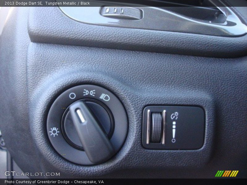 Tungsten Metallic / Black 2013 Dodge Dart SE