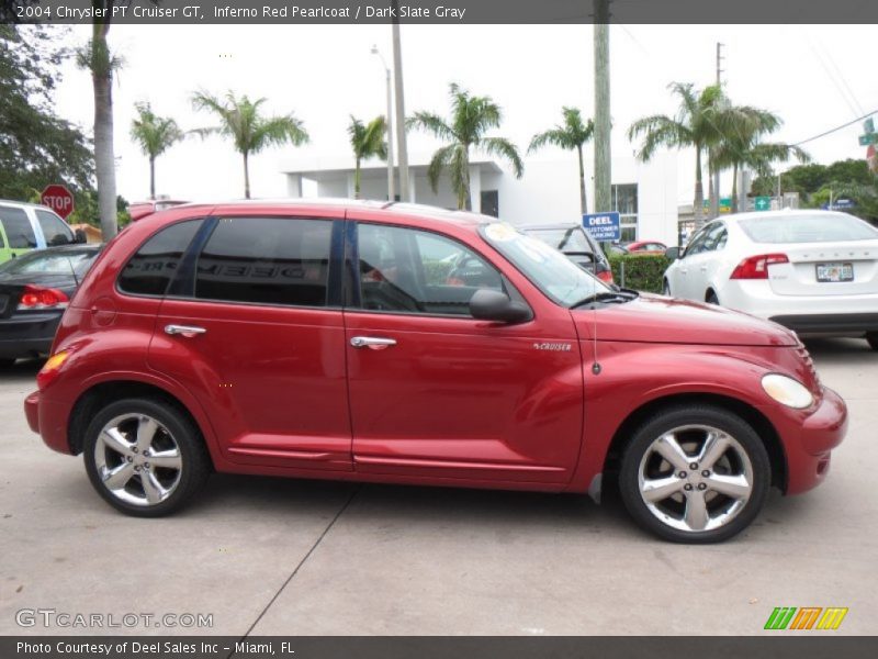 Inferno Red Pearlcoat / Dark Slate Gray 2004 Chrysler PT Cruiser GT