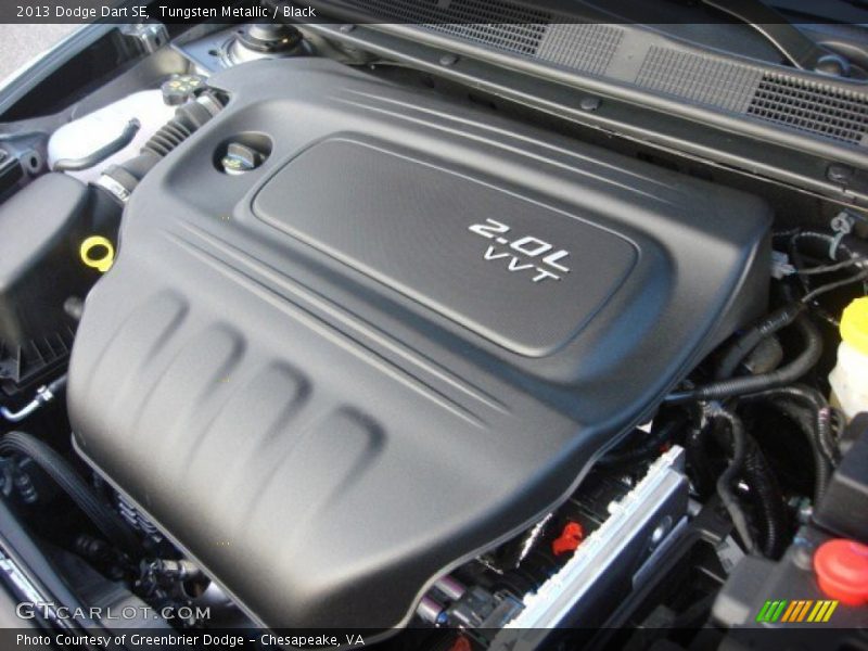 Tungsten Metallic / Black 2013 Dodge Dart SE