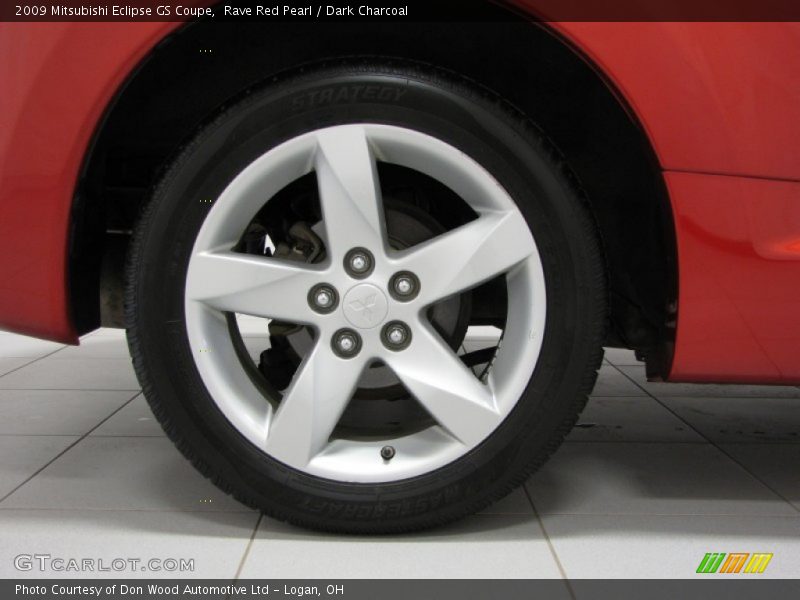 Rave Red Pearl / Dark Charcoal 2009 Mitsubishi Eclipse GS Coupe