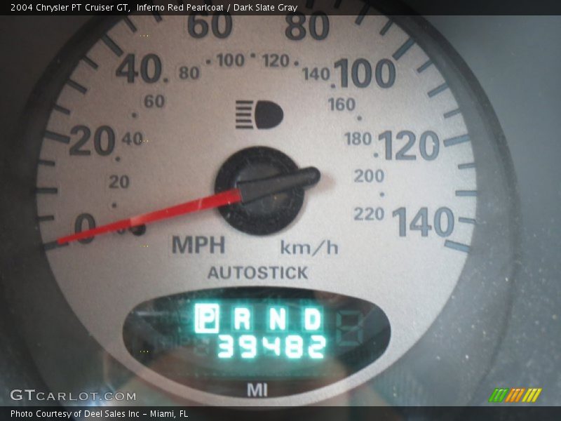 Inferno Red Pearlcoat / Dark Slate Gray 2004 Chrysler PT Cruiser GT