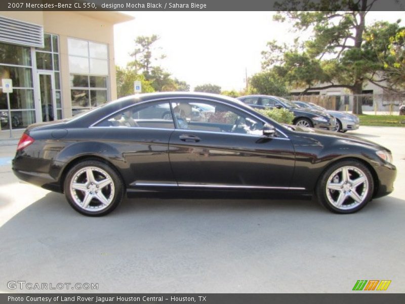 designo Mocha Black / Sahara Biege 2007 Mercedes-Benz CL 550