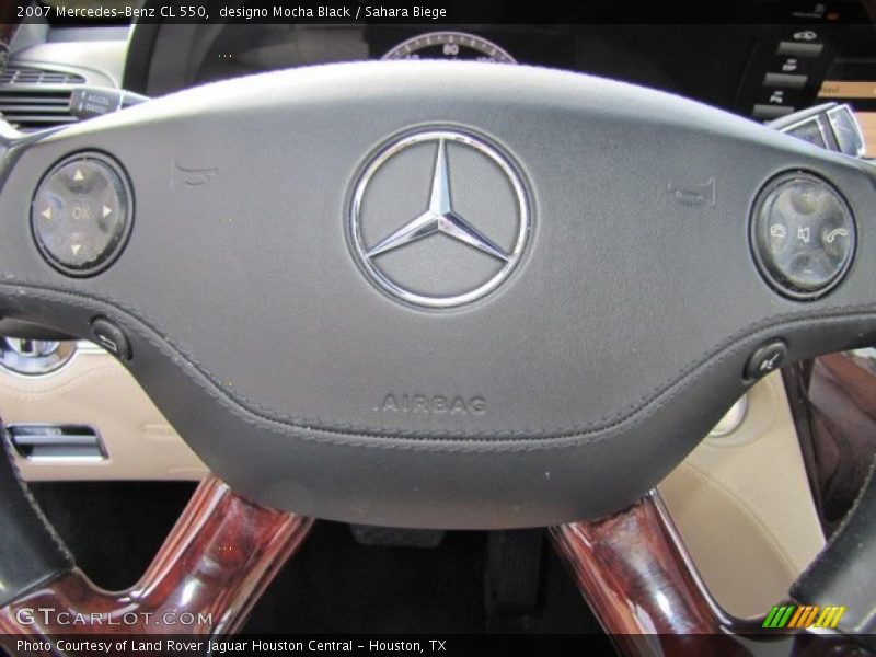 designo Mocha Black / Sahara Biege 2007 Mercedes-Benz CL 550