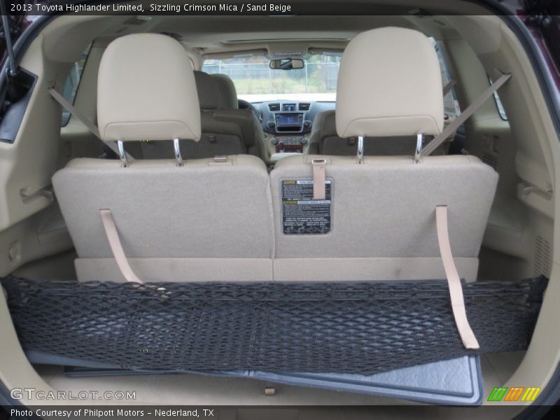 Sizzling Crimson Mica / Sand Beige 2013 Toyota Highlander Limited